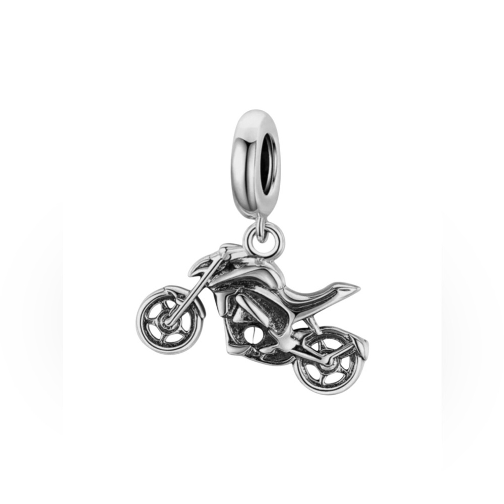 S925 Motorcycle Charm Pandora Style